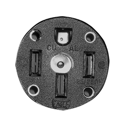 RECP PANEL MOUNT 50A 125/250V